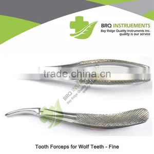 Tooth Forceps for Wolf Teeth - Fine thumbnail-1