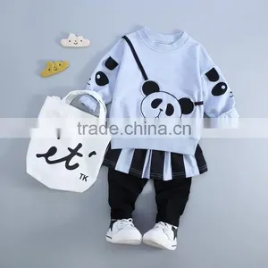 2016 Autumn Baby Girl Clothing Set Wholesale Children's Boutique Clothing thumbnail-4