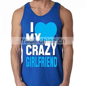 Custom Cotton Blend Mens Womens Silk Screen Printing Tank Top thumbnail-5