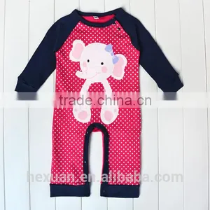 Baby Long Sleeve Rompers Newborn Babnew Design 100% Cotton Plain Long Sleeves Baby Rompers Newborn Summer Clothes thumbnail-2