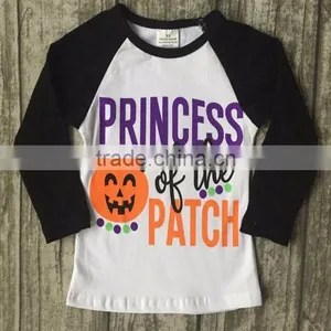 Boys Stylish T-shirt Boy's Halloween Pumpkin Letter Printed Latest Design Fall T-shirts thumbnail-1