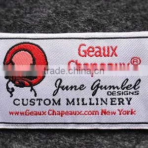 Direct Factory High Quality Woven Printed Label Hang Tag Woven Patch Embroidered thumbnail-3