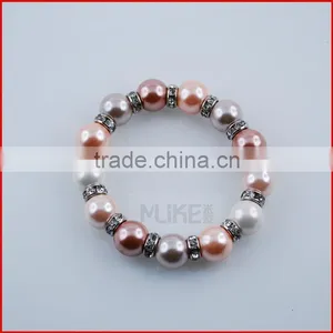 Imitation Pearl & Rhinetone Bracelet thumbnail-1