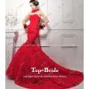 S950 Real Photo Fashion Design Wedding Dresses Red Bridal Gown thumbnail-1