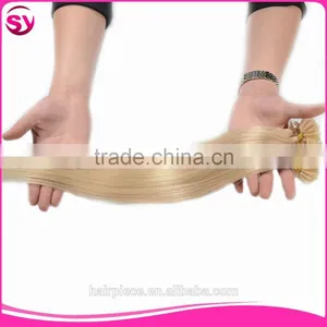 Factory Frice Nail Hair Extension Tangle Free No Shedding Brazilian Human Hair Pre Bonded U Tip Hair thumbnail-2