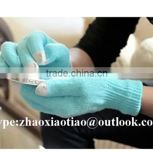 Wholesale Conductive Touch Fingertips Glove/ Knitted Touchscreen Gloves thumbnail-2
