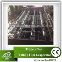 2014 Triple Effect Falling Film Evaporator For Continuous Evaporation And Concentration (CE Approved) thumbnail-1