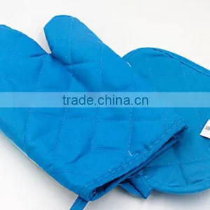 Christmas Style Cotton Kitchen Oven Glove Kitchen Printed Cotton Insulation Pad Two-piece Insulation Gloves GVJMX01 thumbnail-5