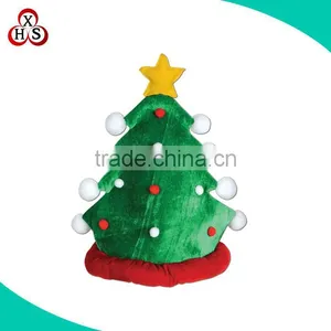 2017 New Custom Design Hot Sell Plush Material Christmas Tree Hat thumbnail-1