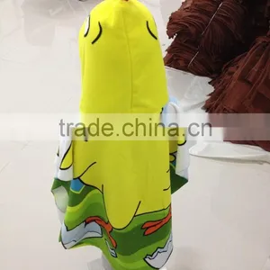 Printed Microfiber Baby Hooded Towel Ponchos thumbnail-5