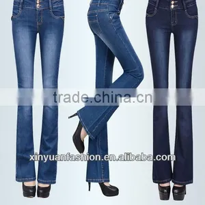 High Waist Trumpet Skinny Tight Women Jeanses Pants thumbnail-1