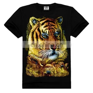 Tiger Head High Quality T-shirt,wholesale T-shirt,t-shirt Tiger Printed thumbnail-1