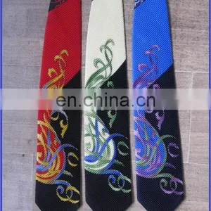 Top Level Best Selling Purple Shirt Print Necktie thumbnail-4