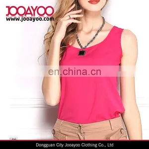 New Ladies Women Blouse Sleeveless Shirt Vest Doll Latest Cotton Tank Top thumbnail-1
