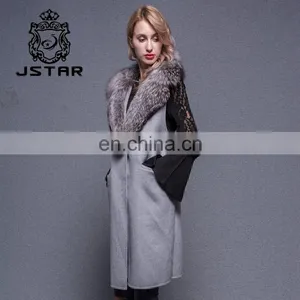 Cheap Price Wool Women Winter Cashmere Coat Ladies Long Vest Design thumbnail-4