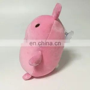 Stuffed Foam Beads Plush Soft Bunny Keychain With Sucker Toy thumbnail-4