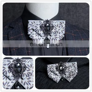 Aidocrystal Bowtie Men Formal Necktie Boy Men's Fashion Business Wedding Bow Tie Male Dress Neckwear thumbnail-1
