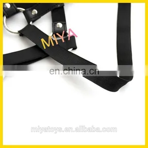 Sexy Leather Teddy Harness Fetish Bondage Costume Lingerie Body Restraint thumbnail-6