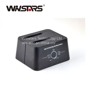 Top Seller USB3.0 Dual Bay Docking Station for 2.5&3.5 thumbnail-5