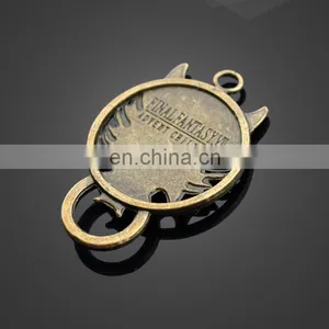 Wholesale Cute Animal Bird Sparrow Shape Pendant Alloy Pendant Jewelry Accessories thumbnail-4