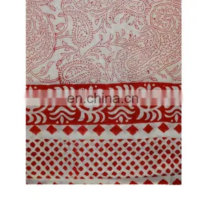 Coqueta Swimwear Block Print Cotton Cover up Beach Sarong Pareo Canga Swimsuit Wrap_Wholesale Pareo/Sarong thumbnail-2