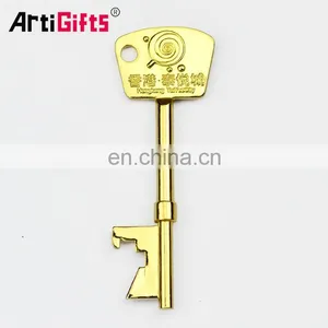 China Key Chian Manufacturer Wholesale Custom Bulk Blank Metal Gold Bar Keychain thumbnail-3