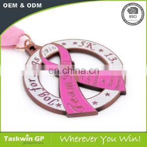 Top Quality Custom Pinky Metal Medal,souvenir Medal, thumbnail-1