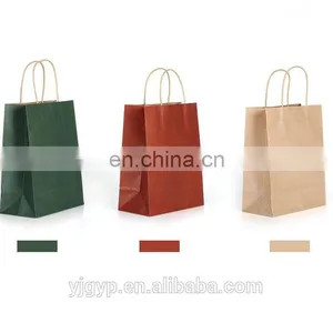 Wholesale Colorful Customized Printed Kraft Paper Bags With Handles thumbnail-4