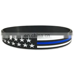 Figured American Flag Silicone Bracelets thumbnail-6