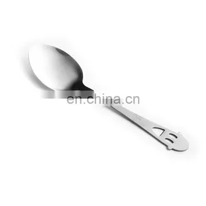 Fancy Small Smile Face Hollow Decorative Tea Spoon thumbnail-2