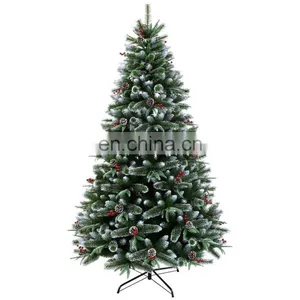 1.8 Meter Wholesale 2017 Hot Artificial Christmas Tree Decoration White Pinecone Snowing PE Christmas Decorating Party thumbnail-2