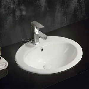 Bathroom White Color Competitive Price Face Under Counter Wash Basin Sink thumbnail-4
