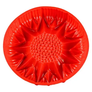 Free Sample Food Grade Heat Resistant Nontoxic Silicone Cake Mold Baking Mousse Pudding Mold Tool Fruit Pie Plate thumbnail-5