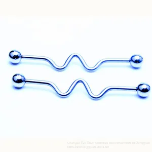 Factory Direct Sale, Aestheticism, Simple W Ear Scrape Ear Studs, Foreign Earrings, Body Piercing Ornaments thumbnail-3