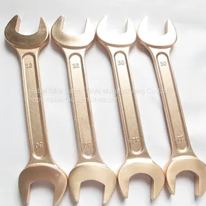 Non Sparking Tools Double Open Ended Wrench Spanner Aluminum Bronze thumbnail-2