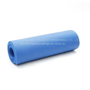 Extra Thick 1/2-Inch Exclusive Premium Printed NBR Yoga Mat With Carrying Strap thumbnail-1