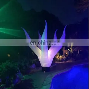 Night Club Decoration Stage Prop Light Up LED Standing Inflatables Balloon Blow Up Inflatable Tree thumbnail-1