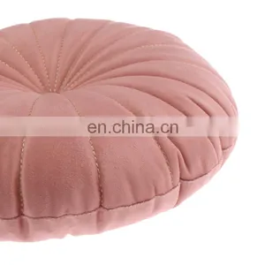 Wholesale Comfortable Fashion Micro Mink Circle Chair Cushions With Button for Living Room thumbnail-3