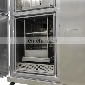 Liyi Fast Temperature Change Chamber Caso de Prueba de Impacto a Alta y Baja Temperatura Thermal Shock Test Cabinet thumbnail-7