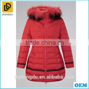 2016 New Design Long Red Winter Poncho Coat thumbnail-2