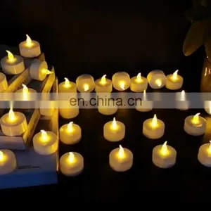 LED Tea Lights Realistic and Bright Flickering Holiday Gift Operated Flameless LED Tea Light for Seasonal Festival Celebration thumbnail-1