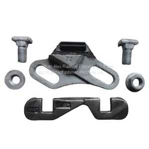 Gantrex Weldable Rail Clip (Rail Clamp)Set for Crane Rail QU100 Fastening thumbnail-1