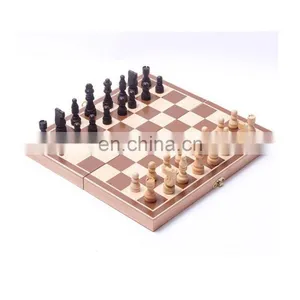 Beautiful Wooden Chess Set Board Game thumbnail-1