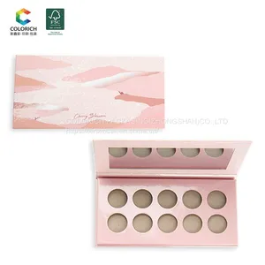 20 Color Custom Eyeshadow Palette Empty Magnetic Single Eyeshadow Pigment Makeup Packaging Box Private Label Eyeshadow Palette thumbnail-1