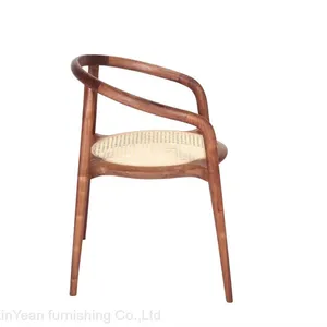Solid Wood Adirondack Chair Light Oak Table and Chairs Wooden Occasional Chairs Wood Chairs for Home thumbnail-3