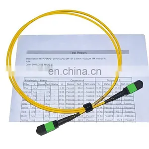 Factory Price 8 12 24 Fibers Fiber Optic MTP MPO Patch Cable thumbnail-1