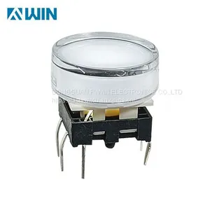 Control Panel Illuminated 16mm Transparent Button Switch thumbnail-5