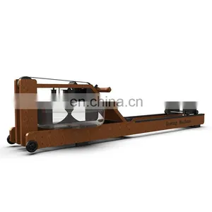 TEZEWA High Quality Wooden Water Rower Customized Logo Water Rowing Wooden Wood thumbnail-4