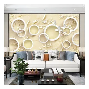 Modern Decorative 3D Murals Wallpaper Acoustic Wall Panels Wallpaper Murals Drop Ship thumbnail-2