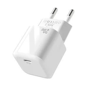 Charger Fast Charging 20W Uk Qc Usb Port Type-C Wall Pd Type C Power Supply 12V 1.67A Adapter For Iphone for Huawei for Xiaomi thumbnail-1